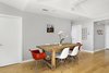Modern home with Dining Room, Table, Light Hardwood Floor, and Ceiling Lighting. Dining area Photo 4 of Franklin Hills Modern