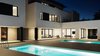 Modern home with Outdoor, Back Yard, Large Pools, Tubs, Shower, Small Pools, Tubs, Shower, Concrete Pools, Tubs, Shower, Large Patio, Porch, Deck, Small Patio, Porch, Deck, Concrete Patio, Porch, Deck, Stone Patio, Porch, Deck, and Landscape Lighting. WH Residence | M3 Architects Photo 10 of WH Residence