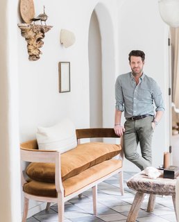 "Our meditation room at home…yep, we’ve totally given in to California," says Nate Berkus.