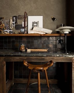 Brent's pottery studio