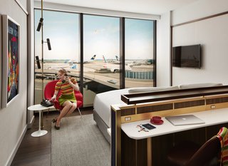 Guest rooms at the TWA Hotel have the second-thickest glass in the world.