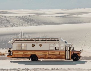 The entire bus in all of its glory. 