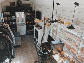 The view from the loft. 