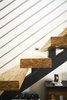 Modern home with Staircase, Wood Tread, and Metal Railing. Beauty of engineered wood Photo 8 of Cameron Residence
