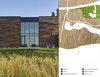 Modern home with Exterior, House Building Type, Wood Siding Material, and Concrete Siding Material. View from the river side looking north with a thematic site plan to the right. (2017) Photo 2 of 530 house