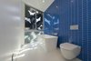 Glass-tile and porcelain bathroom Photo 12 of 4016 Tivoli modern home