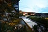 Modern home with Outdoor, Garden, Shrubs, Infinity Pools, Tubs, Shower, Large Pools, Tubs, Shower, Concrete Pools, Tubs, Shower, Large Patio, Porch, Deck, Metal Patio, Porch, Deck, Vertical Fences, Wall, and Landscape Lighting. Garden Corner Photo 3 of Pavilion Ponderosa