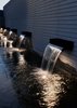Modern home with Outdoor, Side Yard, Grass, Hardscapes, Small Pools, Tubs, Shower, Concrete Pools, Tubs, Shower, Vertical Fences, Wall, and Landscape Lighting. Water Feature Photo 6 of Pavilion Ponderosa