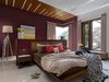 Modern home with Bedroom, Bed, Floor Lighting, Ceiling Lighting, Recessed Lighting, and Marble Floor. Daughter's Bedroom Photo 15 of RSA Residence