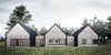 Modern home with Exterior, House, Metal Roof Material, Wood Siding Material, and Metal Siding Material. Render of rear elevation. Photo 5 of Maclean Road Residence