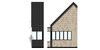 Modern home with Exterior, Wood Siding Material, House, Metal Roof Material, and Metal Siding Material. Material study of exterior standing seam metal roof and siding with cedar gable ends. Photo 11 of Maclean Road Residence