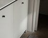 Modern home with Bath Room, Concrete Floor, Pendant Lighting, Undermount Sink, and Engineered Quartz Counter. Steel frames house the Hygge Supply cabinetry for all vanities located in each bathroom in the home. Photo 5 of North Shore #7
