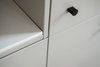 Modern home with Storage Room and Cabinet Storage Type. Detail shot of kitchen cabinetry with open shelving. Photo 11 of North Shore #7
