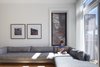 Modern home with Living Room, Sectional, and Sofa. Living Space Photo 6 of (re) Edwardian House by Post Architecture Inc.