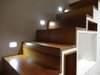 Modern home with Staircase and Wood Tread. master suite, detail of the stairs to cabinet Photo 5 of CAFElab architects turns an old farmhouse into a luxury residence in Rome