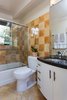 Modern home with Bath Room and Ceramic Tile Floor. bathroom 1 Photo 13 of Mid-Century Retreat in Berkeley