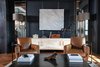 Modern home with Living Room, Floor Lighting, Chair, Medium Hardwood Floor, Media Cabinet, Coffee Tables, and End Tables. Media cabinet: Alma Credenza by Dzierlenga F+U
Spalted Maple and brass
Photo 12 of Eastern Columbia Loft
