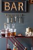 Modern home with Living Room and Bar. Vintage bar sign: Empiric, LA Photo 17 of Eastern Columbia Loft