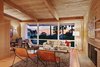 Modern home with Living Room and Light Hardwood Floor. Living room at dusk Photo 6 of Vintage Hollywood in the Berkeley Hills