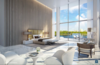 Modern home with Bedroom, Floor Lighting, Bed, and Table Lighting. Photo Courtesy of RIVA Residences Photo of RIVA Residences River Loft Penthouse