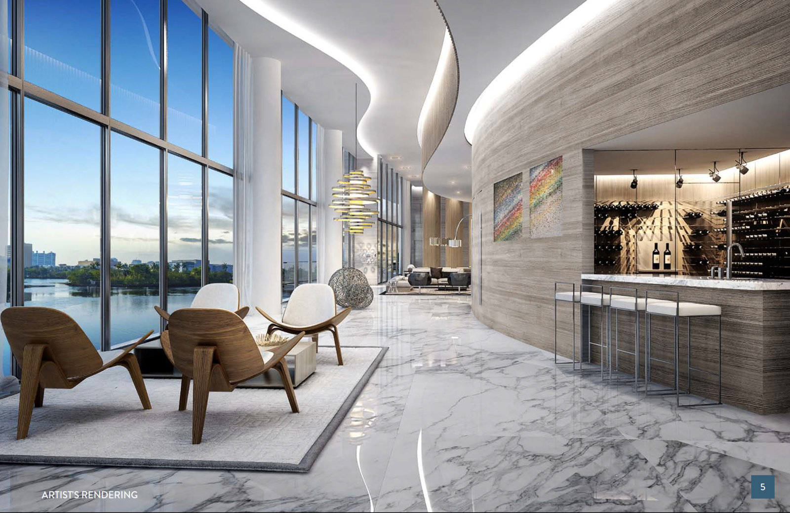 Photo 4 of 10 in RIVA Residences River Loft Penthouse by Staff - Dwell