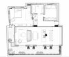 Floor plan Photo of Colorfull in the white city modern home