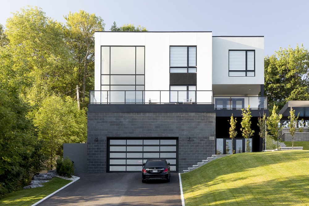 Front of the house. 