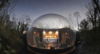 Modern home with Exterior and Dome RoofLine. While transparent domes have sprung up in glamping destinations worldwide, Finn Lough sets itself apart from the pack with extra touches of luxury. Photo of Enchanting Bubble Domes in the Irish Woods