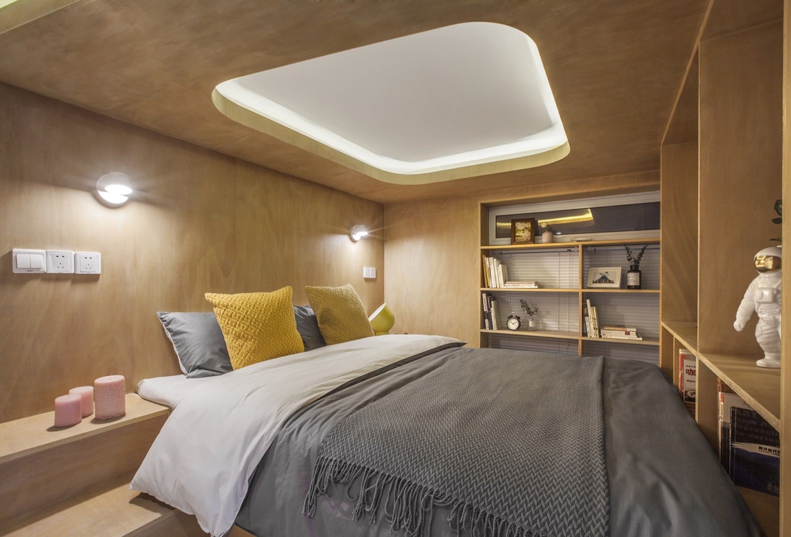 Photo 42 of 50 in 50 Bright Ideas for Bedroom Ceiling Lighting from