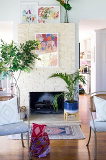 Not afraid to get their hands dirty, a creative couple on a budget transformed their Mission Viejo bungalow into a chic abode for their growing family. 