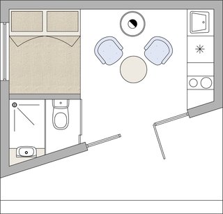 Etno Hut floor plan.