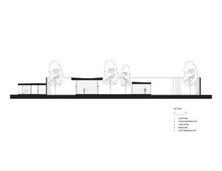 Roofless House section