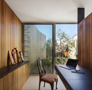 A peek inside the office attached to the master bedroom suite.