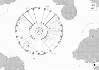 St Andrews Beach House upper floor plan