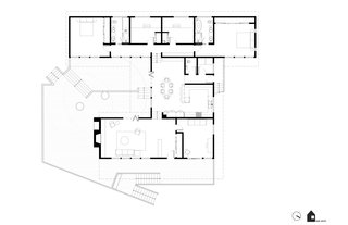 Midcentury Hillside Remodel floor plan