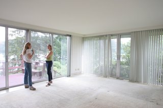 Before: The original house only had two bedrooms, including this master seen here. With the renovation and new extension, the updated home now includes four bedrooms and a bunk room for the kids.