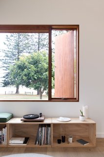 A peek into the flex room, located on the other side of the master bath.