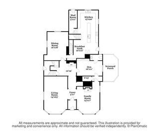 W. Irving Clark House first floor plan
