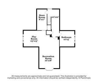 W. Irving Clark House third floor plan