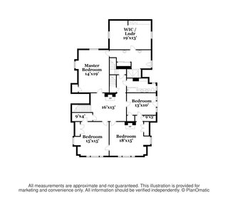 W. Irving Clark House second floor plan