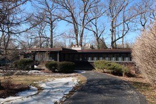 The modest, one-story home was originally designed as temporary housing.