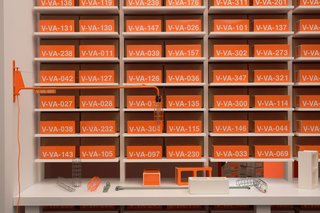 The Ceramic Block can be purchased during the exhibition. The removal of a block will change the installation's appearance and ties into Abloh's vision of an evolving "Tomorrow."
