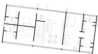 Casa Campanario second-floor floor plan