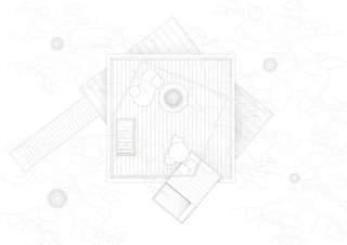 Løvtag rooftop terrace floor plan