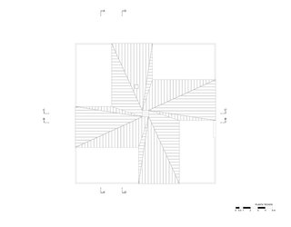 House in El Peumo roof plan