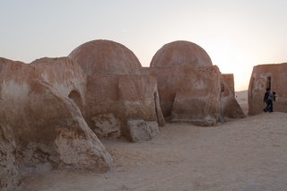 The otherworldly desert landscapes and dwellings in Tunisia have made the country a popular destination for filmmakers and tourists alike. These subterranean homes by the native Berber population tap into the naturally cooling and insulating properties of earth.