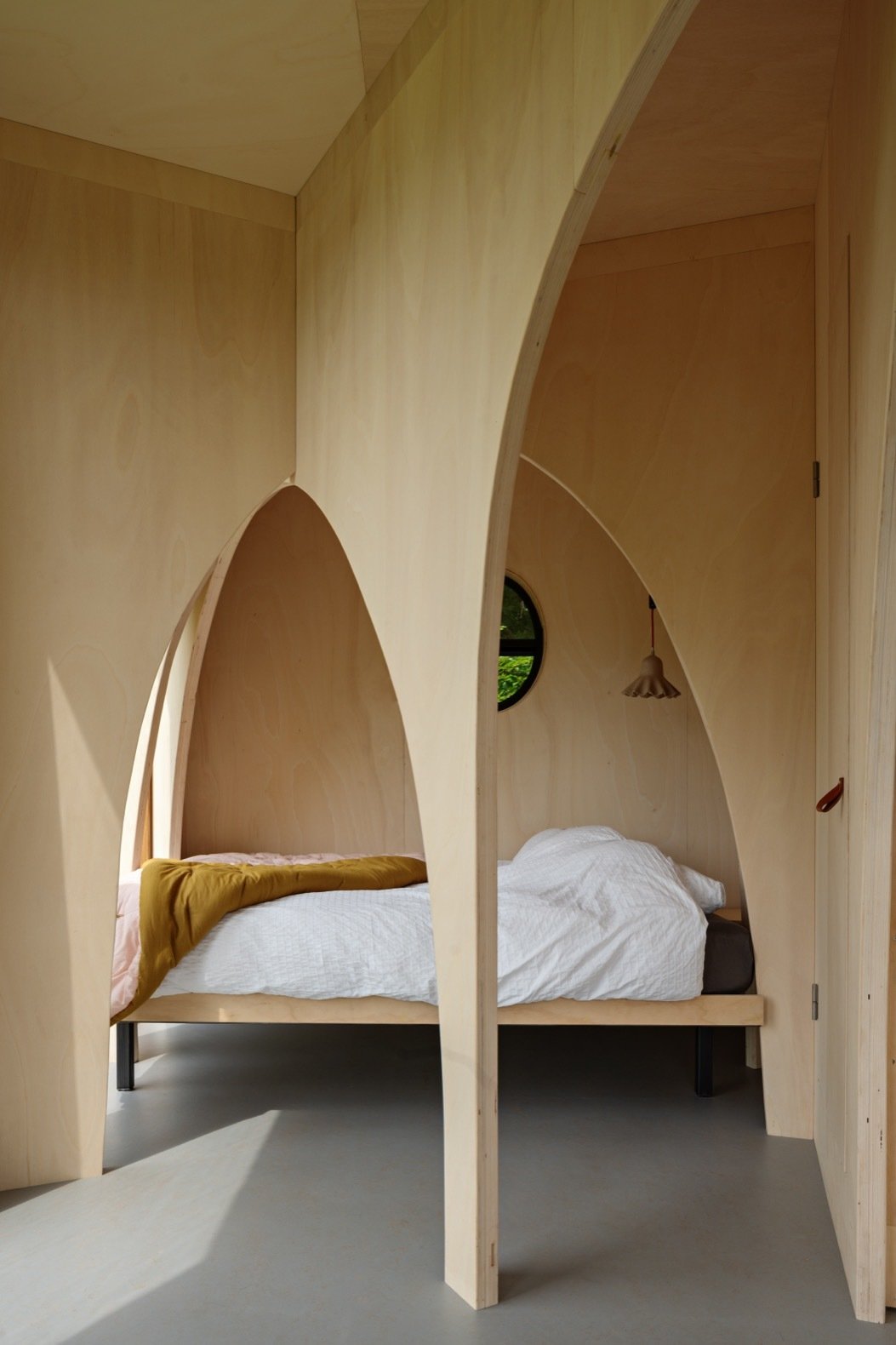 Photo 26 of 41 in 41 Comforting Interiors That Are Pretty in Plywood from Commune With Nature in