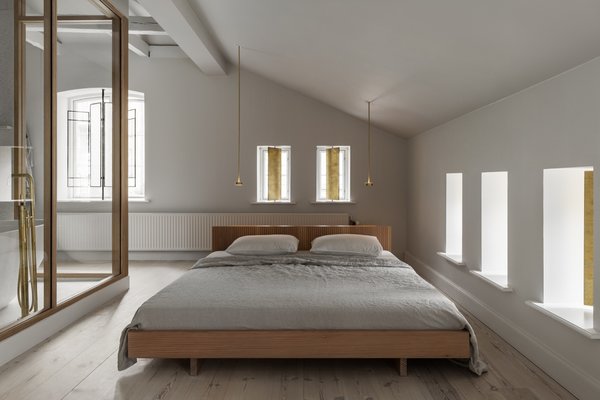 Photo 8 Of 18 In Here S How To Put Your Bed On The Floor Without It Looking Sloppy From A Copenhagen Horse Stable Is Transformed Into Sophisticated Scandinavian Home Dwell Copenhagen Horse Stable, Low To Ground Bed