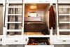 Modern home with Bedroom, Storage, Wall Lighting, Concrete Floor, and Bunks. All bunk beds come with a Woolrich blanket custom-made for Anvil Hotel and Cache House. Photo 5 of Cache House