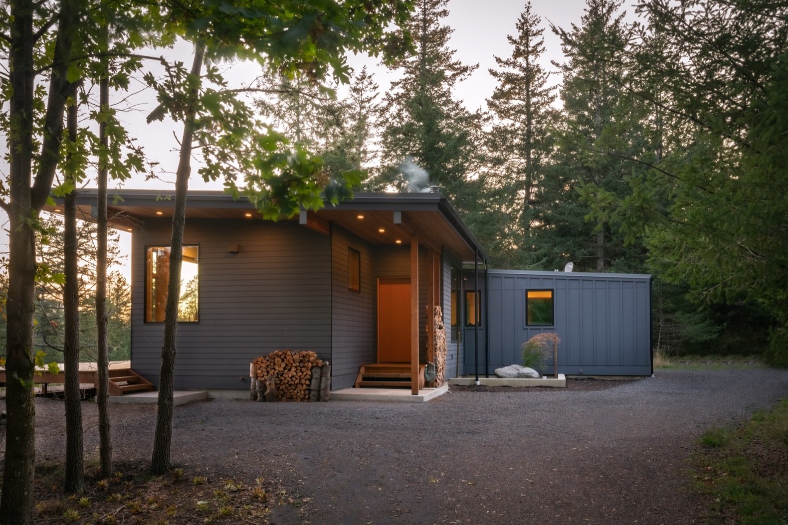 Photo 4 of 11 in A Prefab Home Soaks Up Dreamy Island Views in the